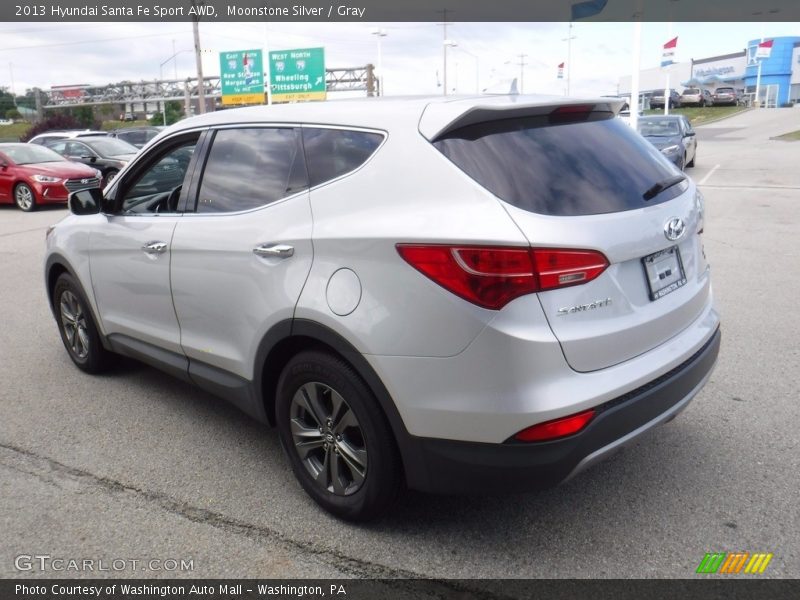 Moonstone Silver / Gray 2013 Hyundai Santa Fe Sport AWD