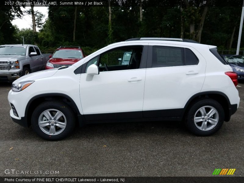 Summit White / Jet Black 2017 Chevrolet Trax LT AWD