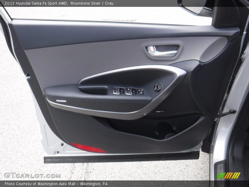 Moonstone Silver / Gray 2013 Hyundai Santa Fe Sport AWD