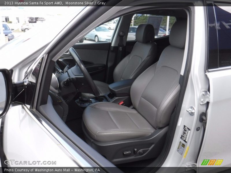 Moonstone Silver / Gray 2013 Hyundai Santa Fe Sport AWD