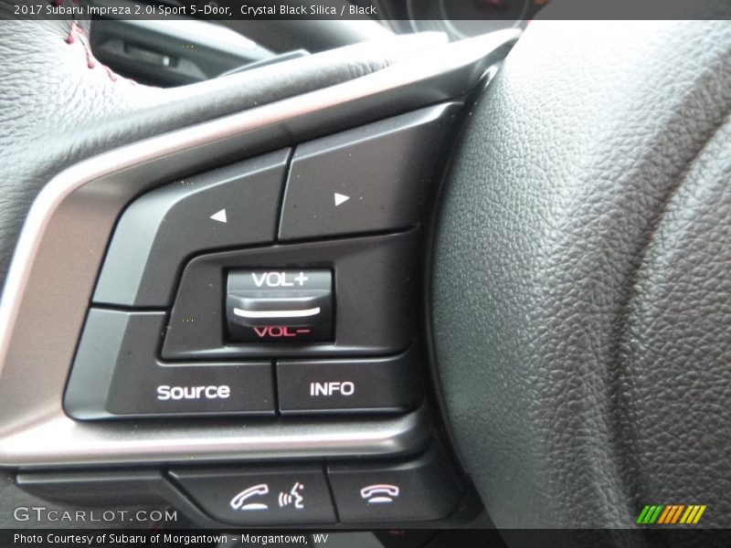 Controls of 2017 Impreza 2.0i Sport 5-Door