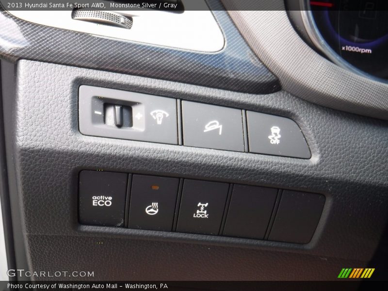 Moonstone Silver / Gray 2013 Hyundai Santa Fe Sport AWD