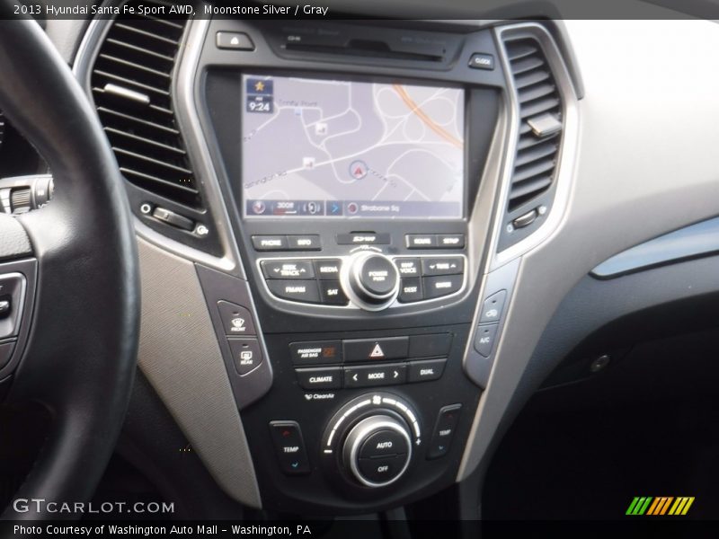 Moonstone Silver / Gray 2013 Hyundai Santa Fe Sport AWD