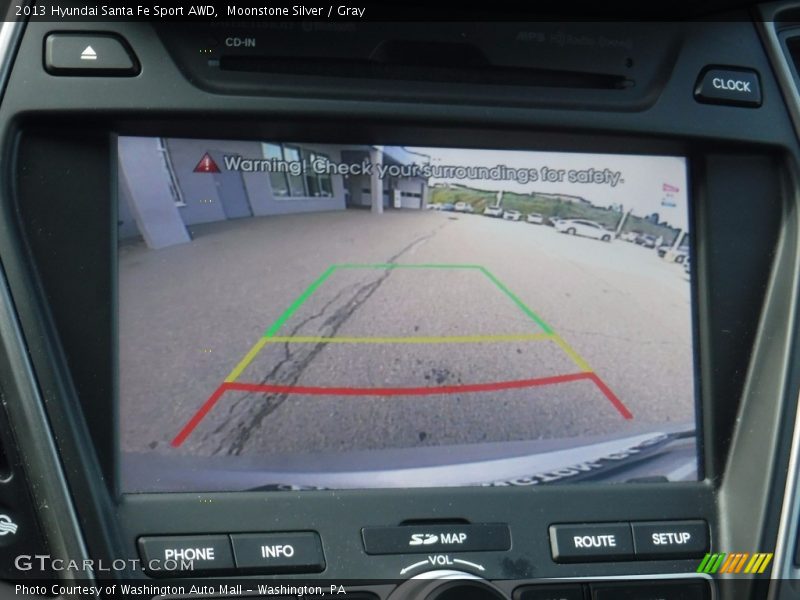 Moonstone Silver / Gray 2013 Hyundai Santa Fe Sport AWD