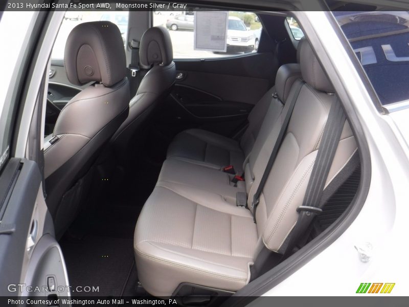 Moonstone Silver / Gray 2013 Hyundai Santa Fe Sport AWD