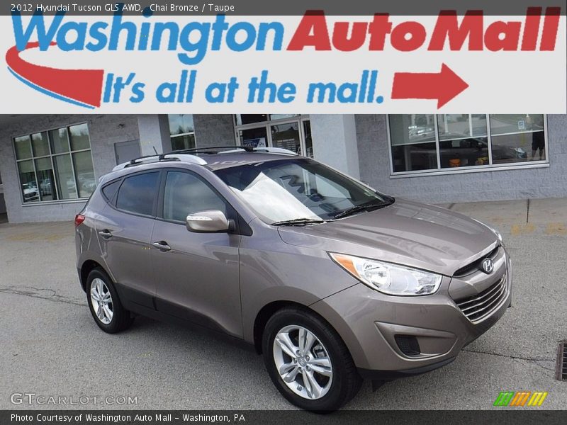 Chai Bronze / Taupe 2012 Hyundai Tucson GLS AWD