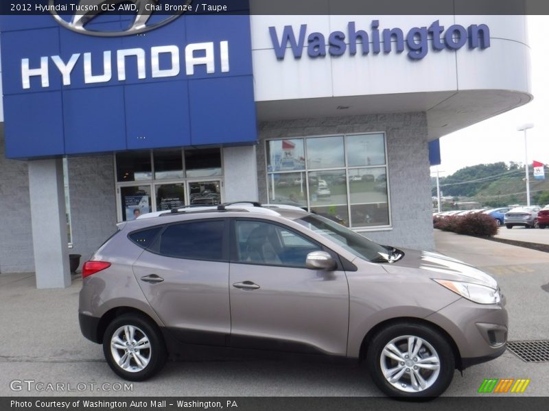 Chai Bronze / Taupe 2012 Hyundai Tucson GLS AWD
