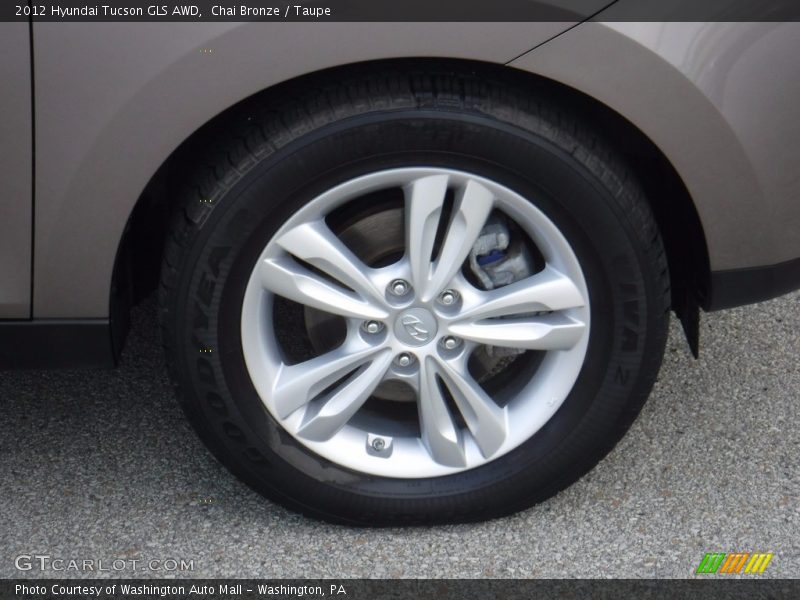 Chai Bronze / Taupe 2012 Hyundai Tucson GLS AWD