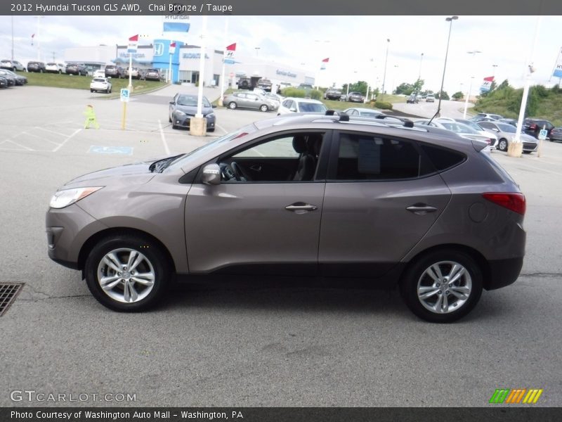 Chai Bronze / Taupe 2012 Hyundai Tucson GLS AWD