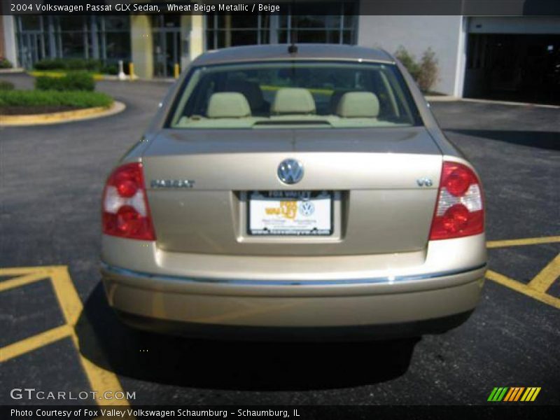 Wheat Beige Metallic / Beige 2004 Volkswagen Passat GLX Sedan