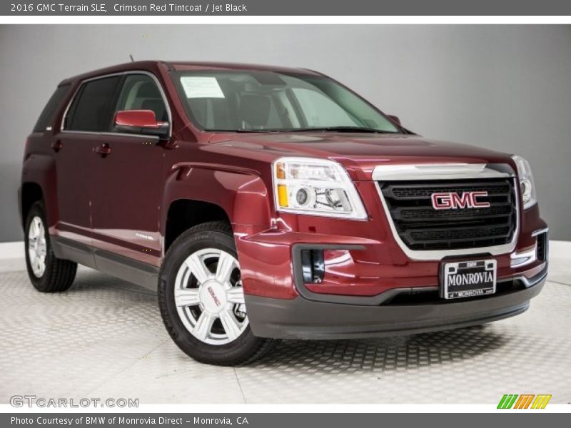 Crimson Red Tintcoat / Jet Black 2016 GMC Terrain SLE