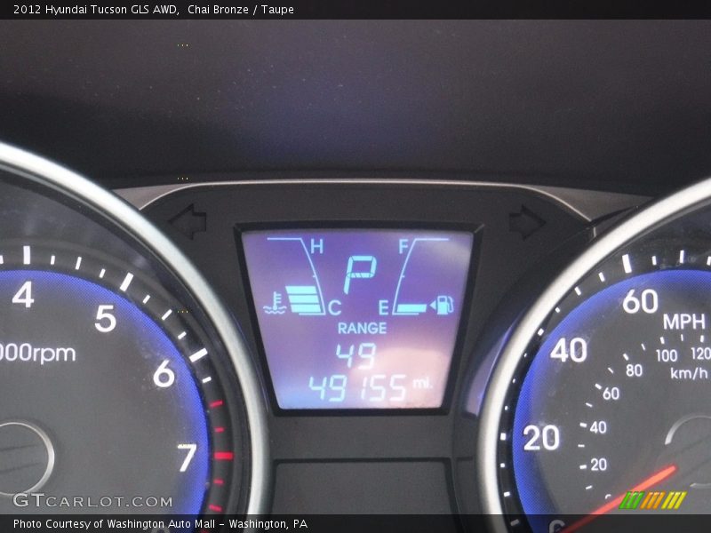 Chai Bronze / Taupe 2012 Hyundai Tucson GLS AWD