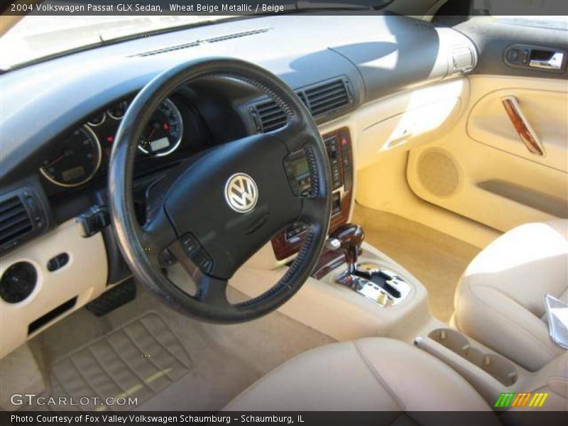 Wheat Beige Metallic / Beige 2004 Volkswagen Passat GLX Sedan