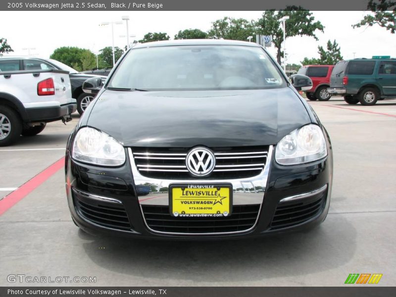 Black / Pure Beige 2005 Volkswagen Jetta 2.5 Sedan
