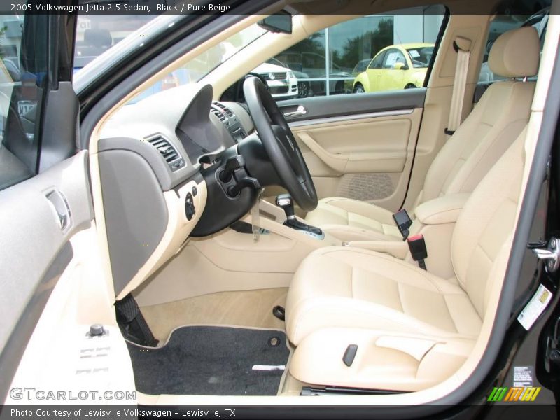 Black / Pure Beige 2005 Volkswagen Jetta 2.5 Sedan