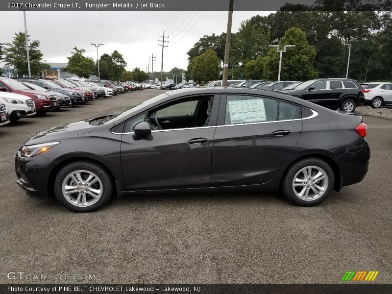 Tungsten Metallic / Jet Black 2017 Chevrolet Cruze LT