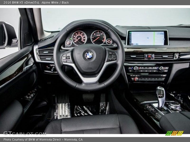 Alpine White / Black 2016 BMW X5 xDrive35d
