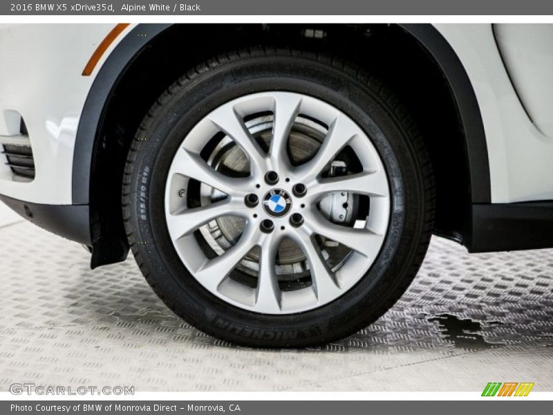 Alpine White / Black 2016 BMW X5 xDrive35d