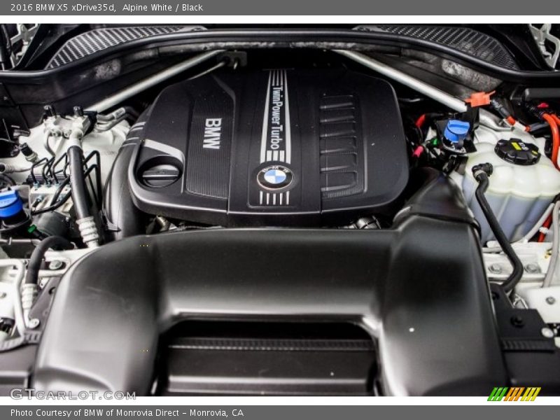 Alpine White / Black 2016 BMW X5 xDrive35d