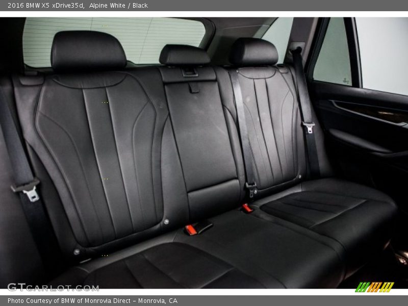 Alpine White / Black 2016 BMW X5 xDrive35d