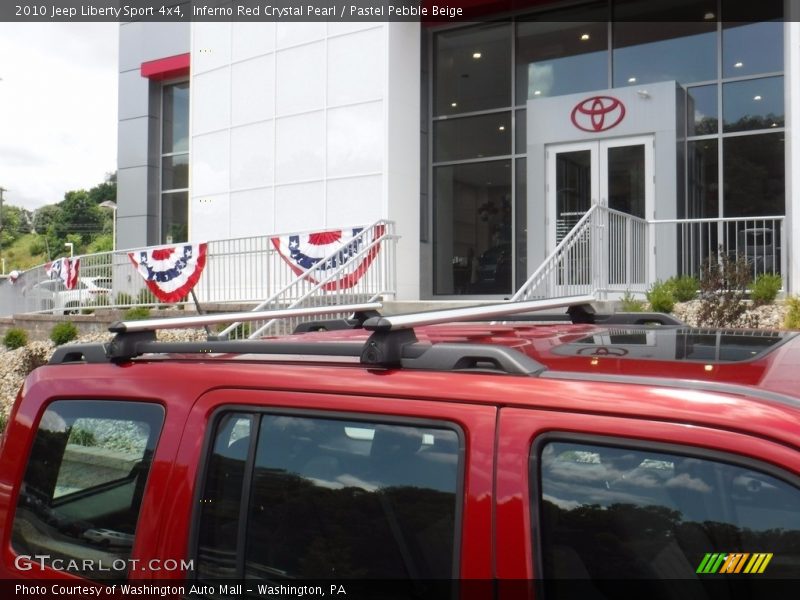 Inferno Red Crystal Pearl / Pastel Pebble Beige 2010 Jeep Liberty Sport 4x4