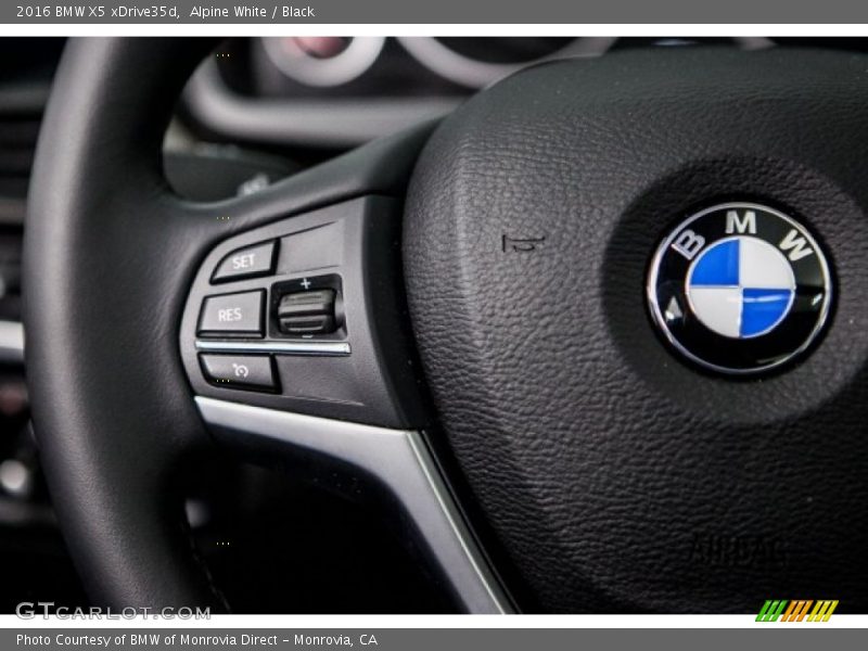 Alpine White / Black 2016 BMW X5 xDrive35d