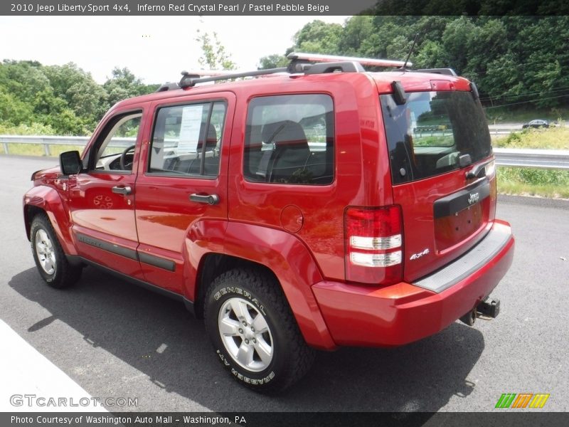 Inferno Red Crystal Pearl / Pastel Pebble Beige 2010 Jeep Liberty Sport 4x4