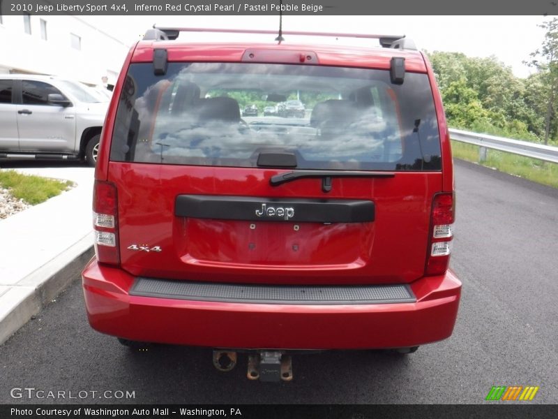 Inferno Red Crystal Pearl / Pastel Pebble Beige 2010 Jeep Liberty Sport 4x4