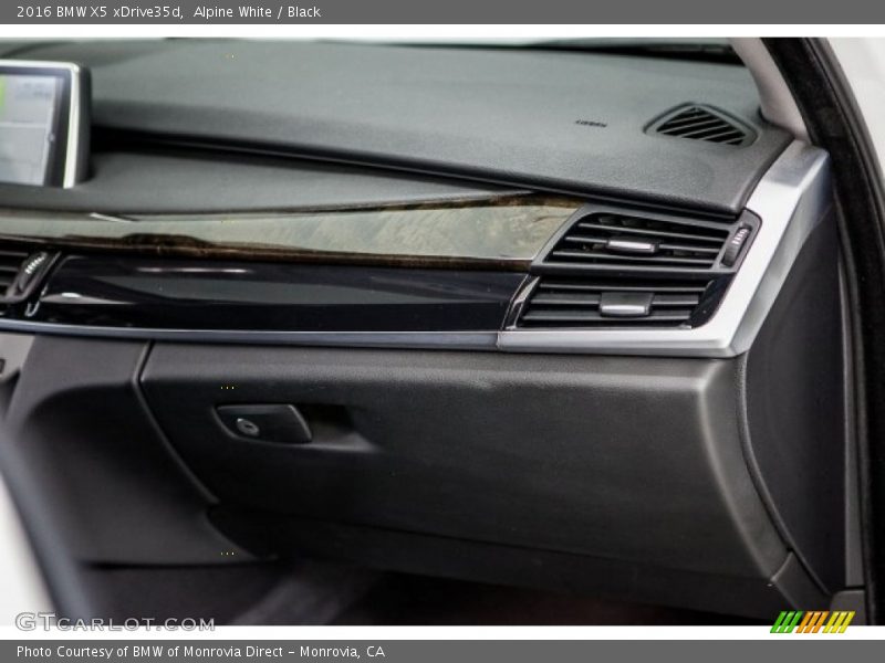 Alpine White / Black 2016 BMW X5 xDrive35d