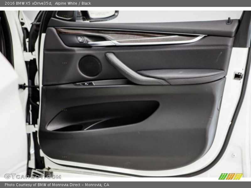 Alpine White / Black 2016 BMW X5 xDrive35d