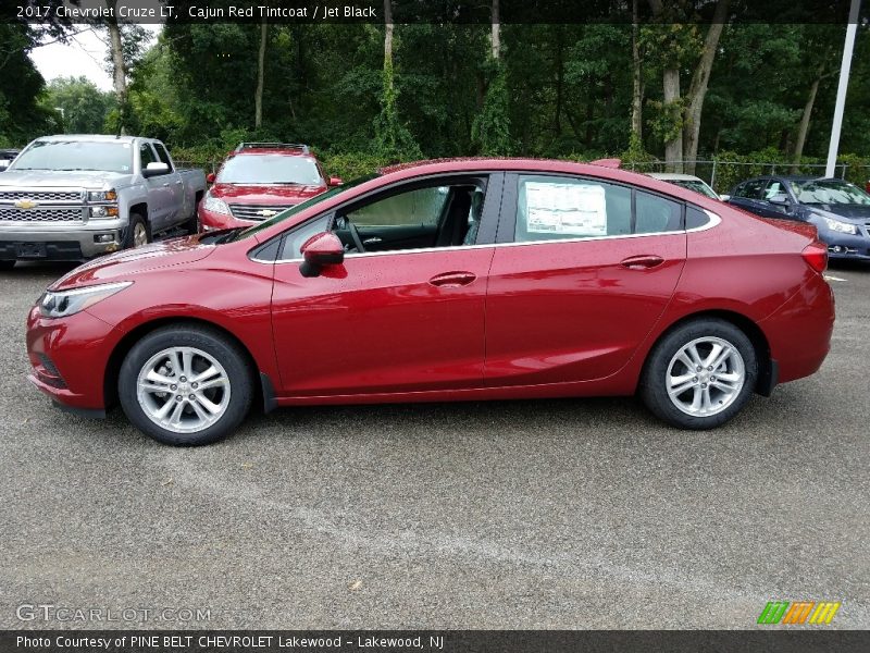 Cajun Red Tintcoat / Jet Black 2017 Chevrolet Cruze LT