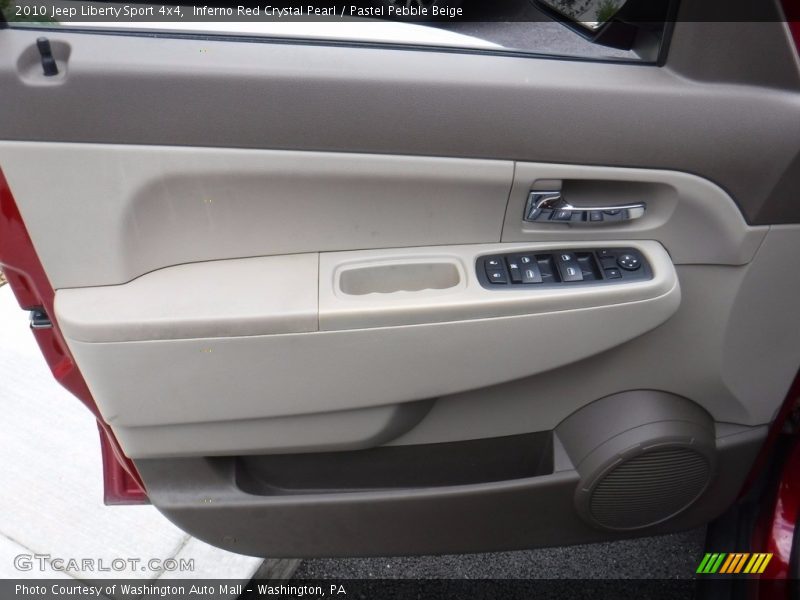 Inferno Red Crystal Pearl / Pastel Pebble Beige 2010 Jeep Liberty Sport 4x4