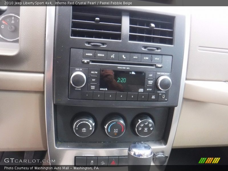 Inferno Red Crystal Pearl / Pastel Pebble Beige 2010 Jeep Liberty Sport 4x4