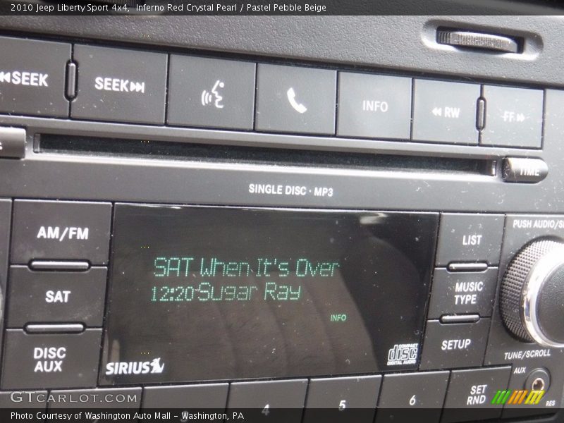 Inferno Red Crystal Pearl / Pastel Pebble Beige 2010 Jeep Liberty Sport 4x4