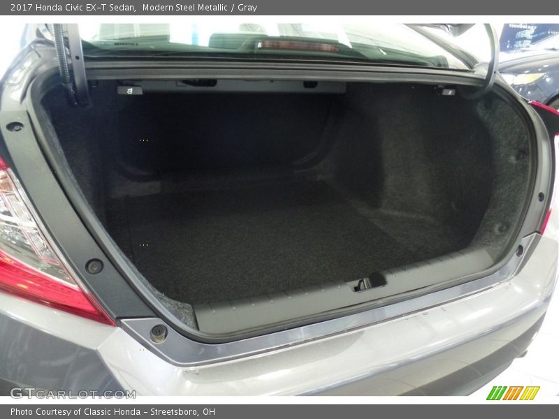 Modern Steel Metallic / Gray 2017 Honda Civic EX-T Sedan
