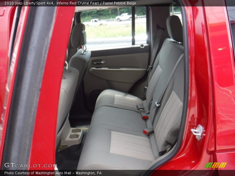 Inferno Red Crystal Pearl / Pastel Pebble Beige 2010 Jeep Liberty Sport 4x4