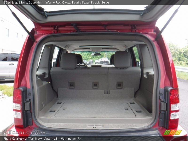 Inferno Red Crystal Pearl / Pastel Pebble Beige 2010 Jeep Liberty Sport 4x4