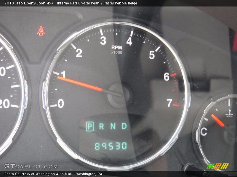 Inferno Red Crystal Pearl / Pastel Pebble Beige 2010 Jeep Liberty Sport 4x4