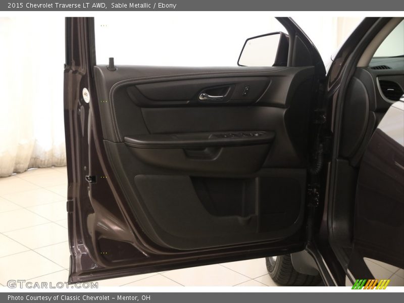 Sable Metallic / Ebony 2015 Chevrolet Traverse LT AWD