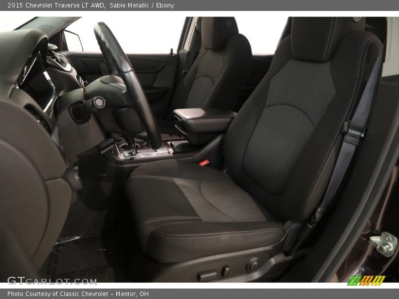 Sable Metallic / Ebony 2015 Chevrolet Traverse LT AWD