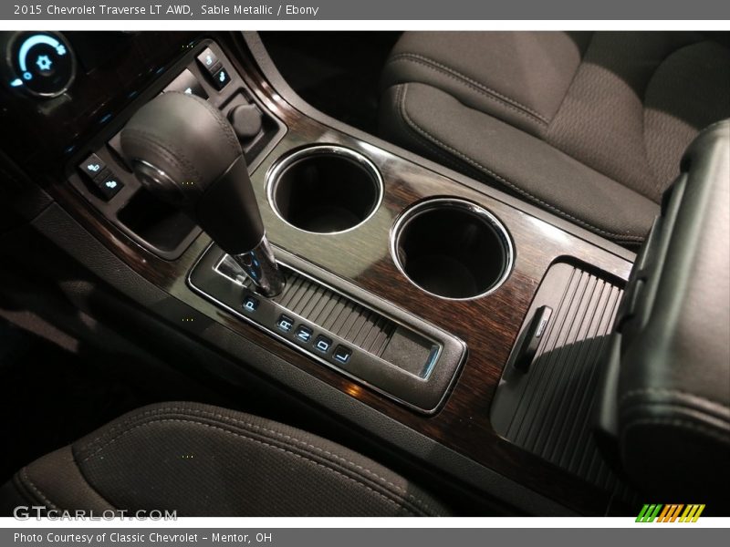 Sable Metallic / Ebony 2015 Chevrolet Traverse LT AWD