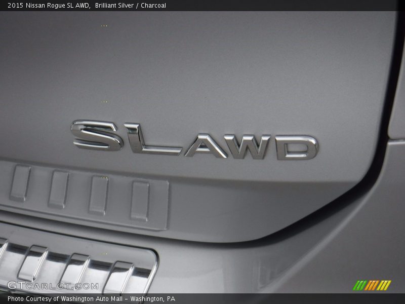 Brilliant Silver / Charcoal 2015 Nissan Rogue SL AWD