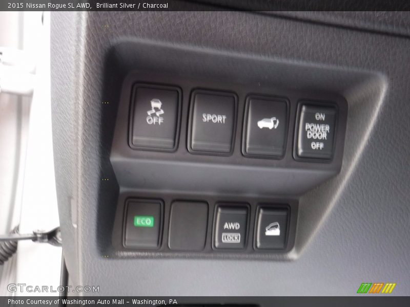 Brilliant Silver / Charcoal 2015 Nissan Rogue SL AWD