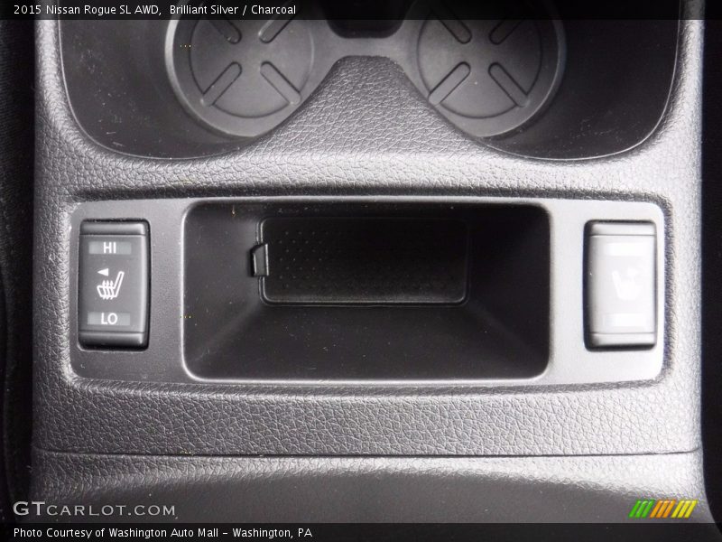 Brilliant Silver / Charcoal 2015 Nissan Rogue SL AWD