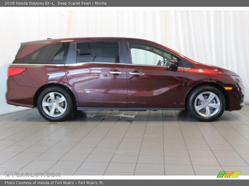 Deep Scarlet Pearl / Mocha 2018 Honda Odyssey EX-L