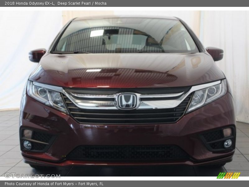 Deep Scarlet Pearl / Mocha 2018 Honda Odyssey EX-L