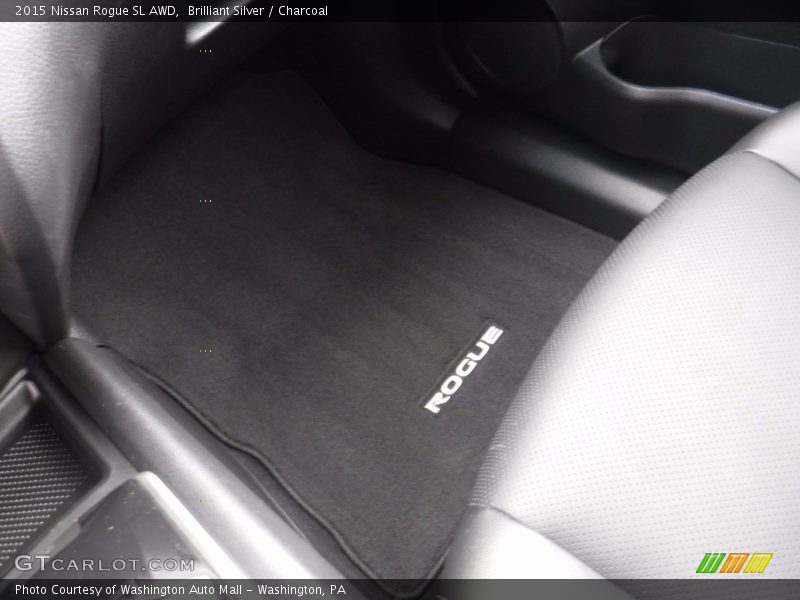 Brilliant Silver / Charcoal 2015 Nissan Rogue SL AWD