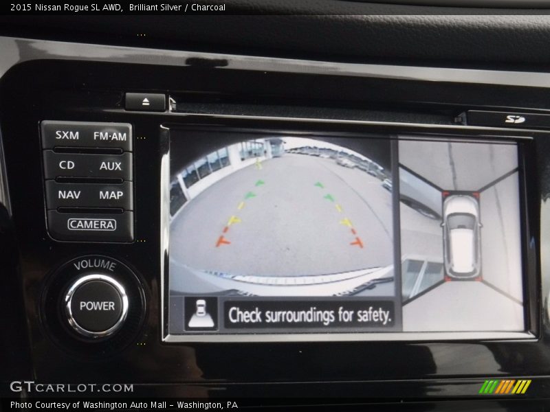 Brilliant Silver / Charcoal 2015 Nissan Rogue SL AWD