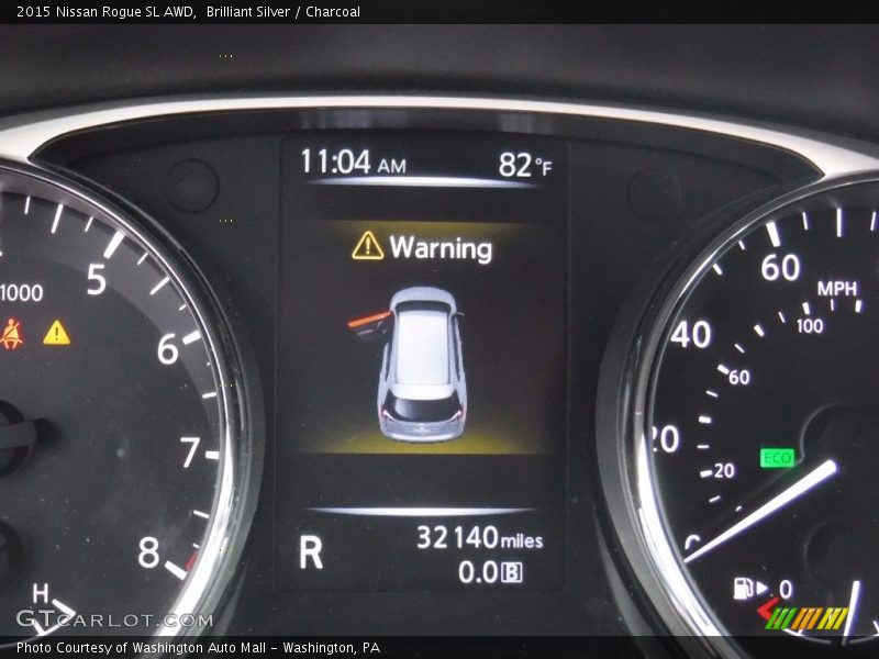 Brilliant Silver / Charcoal 2015 Nissan Rogue SL AWD