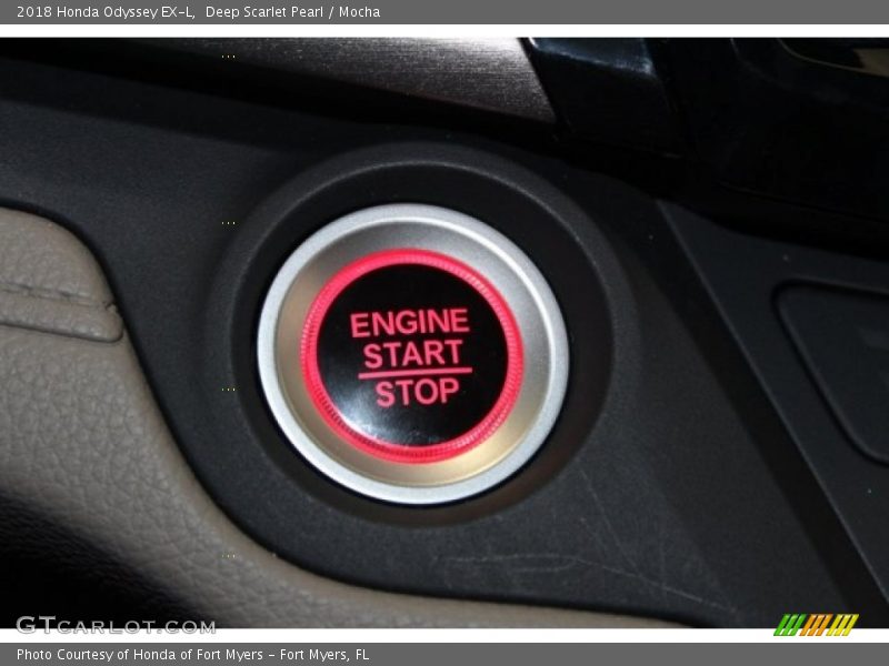 Deep Scarlet Pearl / Mocha 2018 Honda Odyssey EX-L